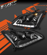 Black LED DRL Projector Head Lights for Lexus RX330 RX350 RH400H 2003 - 2008 - Mars Performance